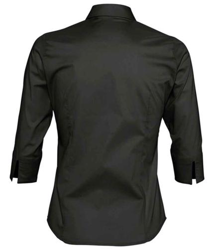 SOLS Lds Effect 3/4 Stretch Sht - Black - L